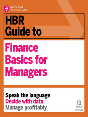 cover image of HBR Guide to Finance Basics for Managers